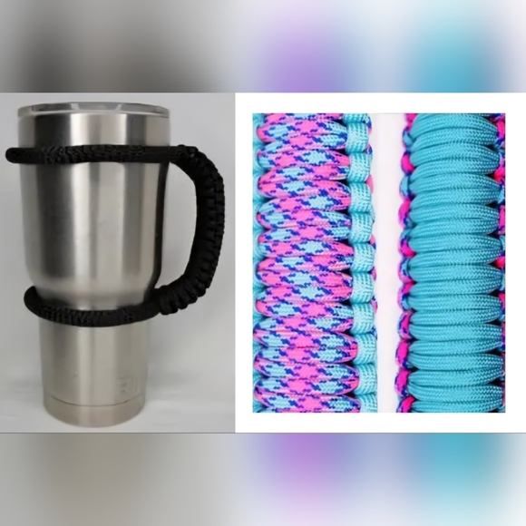 Other - Handmade Universal Paracord Cup Handle In Teal & Pink (HANDLE ONLY) NWOT